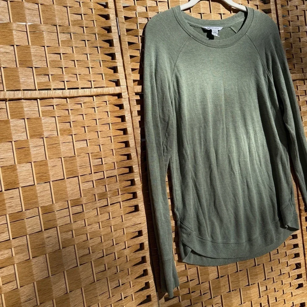Athleta Green Sweater Women's Small TALL - Picture 3 of 6